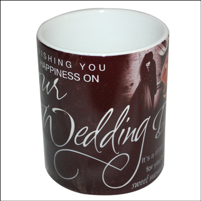 "Wedding Message Mug-code023 - Click here to View more details about this Product